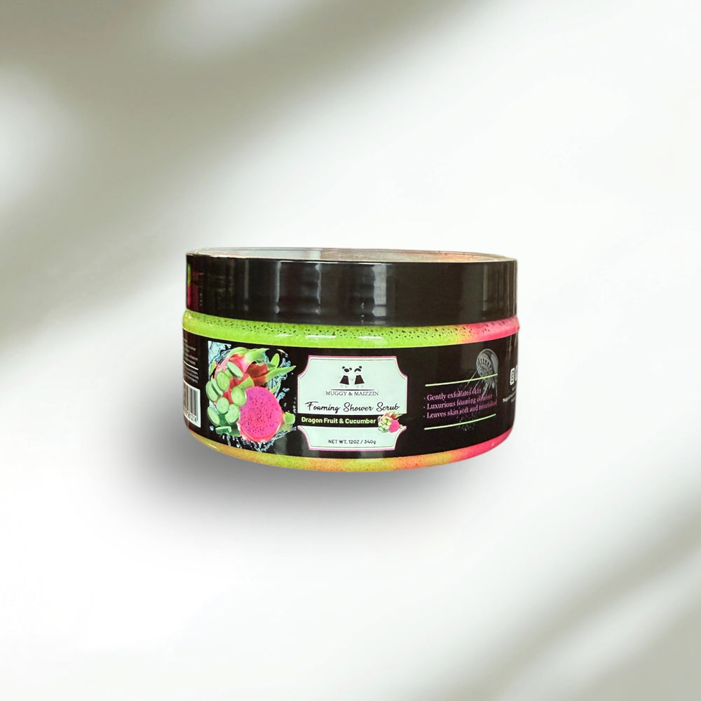 Muggy & Maizzin Foaming shower scrub