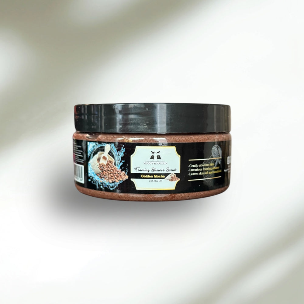 
                  
                    Muggy & Maizzin Foaming shower scrub
                  
                